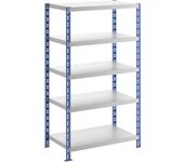 eurokraft basic Estantería ensamblable universal estable, baldas de chapa de acero, H x A x P 1820 x 1050 x 600 mm, estantería básica