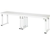 RAU Mesa de trabajo, altura regulable eléctricamente, altura 740 - 1140 mm, tablero de laminado duro, A x P 3000 x 700 mm