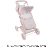 La Nina SILLA CON SACO TOM VICHY ROSA 75640