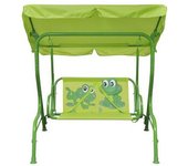 vidaXL Balancín Infantil De Acero Verde