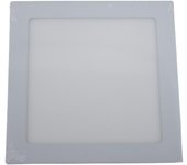 Pack 2 Downlights LED Ultraslim Cuadrados 18W 1600lm 22.5x22.5cm 4000K Blanco 25000H Primer Leader