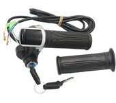 Agarre del acelerador de la bicicleta eléctrica 24/36/48V con indicador de potencia y pantalla de potencia eléctrica
