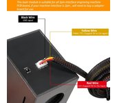 Módulo de grabado láser Láser de 40 W 12 V Módulo de cabeza Láser de 40 W Bomba de aire integrada con función auxiliar de aire