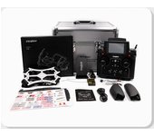 FLYSKY 2.4G Transmisor 18CH 5D Sensor Hall Gimbals AFHDS 3 Radio Pantalla táctil TFT de 3.5 pulgadas para vehículos de ingeniería RC (Versión de empaque de caja de aluminio)
