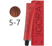 Schwarzkopf - Tinte Permanente Igora Royal 5-7 Castaño Claro Cobrizo 60 ml 5035 5035 4045787199741 Royal SCHWARZKOPF