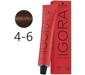 Schwarzkopf - Tinte Permanente Igora Royal 4-6 Castaño Medio Marrón 60 ml 5023 5023 4045787199383 Royal SCHWARZKOPF