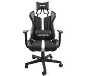 FURY AVENGER XL Silla para videojuegos universal Asiento acolchado Negro, Blanco