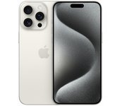 Apple iPhone 15 Pro Max 17 cm (6.7") SIM doble iOS 17 5G USB Tipo C 256 GB Titanio, Blanco