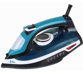 JATA JEPL1221 plancha Plancha a vapor Suela de cerámica 2400 W Negro, Azul, Gris, Blanco