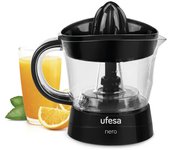 Ufesa Nero Exprimidor eléctrico con brazo 25 W Negro, Transparente