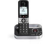 Alcatel F890 Teléfono DECT Identificador de llamadas Negro, Plata