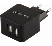 Sunstech ACU20 Universal Negro Corriente alterna Interior