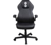 Konix 78441120436 silla para videojuegos Butaca para jugar Asiento acolchado Negro