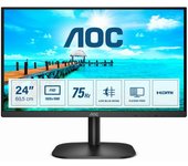 AOC B2 24B2XHM2 pantalla para PC 60,5 cm (23.8") 1920 x 1080 Pixeles Full HD LCD Negro