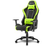 Sharkoon SKILLER SGS2 Silla para videojuegos de PC Asiento acolchado Negro, Verde