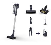 Samsung VS15A60AGR5 Aspiradora escoba Batería Secar Sin bolsa 0,8 L 410 W Negro, Plata