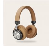 Ksix Retro2 Auriculares Inalámbrico y alámbrico Diadema Llamadas/Música MicroUSB Bluetooth Marrón