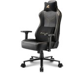 Sharkoon SGS30 Silla para videojuegos universal Beige, Negro