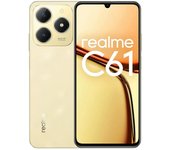 realme C61 17,1 cm (6.74") SIM doble Android 14 4G USB Tipo C 6 GB 256 GB 5000 mAh Oro
