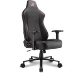 Sharkoon SGS30 Silla para videojuegos universal Negro, Rosa