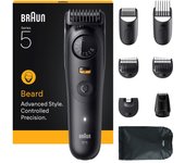 Braun BeardTrimmer 5 BT5560 depiladora para la barba Batería 40 2 cm Mojado y seco Negro