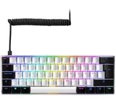Sharkoon SGK50 S4 teclado Juego USB QWERTY Español Blanco