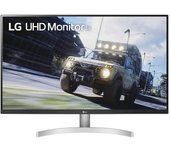 LG 32UN500P-W pantalla para PC 80 cm (31.5") 3840 x 2160 Pixeles 4K Ultra HD Plata, Blanco