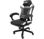 FURY Avenger M+ Silla para videojuegos universal Asiento acolchado Negro, Blanco