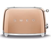 Smeg TSF01RGEU tostadora 6 2 rebanada(s) 950 W Oro rosa