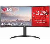 LG 34WP75CP-B pantalla para PC 86,4 cm (34") 3440 x 1440 Pixeles Wide Quad HD LCD Negro