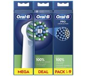 Oral-B CrossAction 9 pieza(s) Blanco