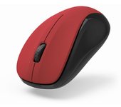 Hama | "MW-300 V2" Ratón inalámbrico óptico 3 botones, silen, receptor USB, Rojo