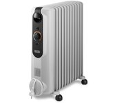 De’Longhi Radia-s Easytronic Interior Negro, Blanco 2500 W Radiador de aceite eléctrico