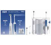 Oral-B Idropulsore Health Center Adulto Cepillo dental oscilante Azul, Blanco