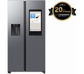 Samsung Series 9 Frigorífico Americano Family Hub Bespoke AI 178cm 614L Clase E Inox RS90F66BETEF
