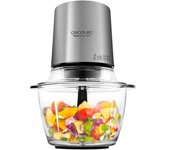 Cecotec 03205 picadora eléctrica de alimentos 1 L Plata, Transparente