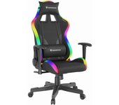 GENESIS Trit 600 RGB Silla para videojuegos universal Asiento acolchado Negro