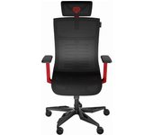 GENESIS Astat 700 Silla para videojuegos de PC Asiento de malla Negro, Rojo