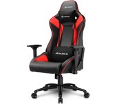 Sharkoon ELBRUS 3 Silla para videojuegos universal Asiento acolchado Negro, Rojo
