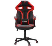 Woxter Stinger Station Alien Silla para videojuegos de PC Asiento acolchado Negro, Rojo