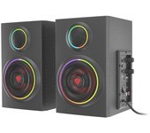 GENESIS Helium 300 BT conjunto de altavoces 24 W PC/ordenador portátil Negro 2.0 canales De 2 vías Bluetooth