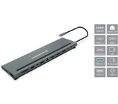 PUERTO REPLICADOR USB-C CONCEPTRONIC 2XHDMI 4K + DP 4K + 2XUSB 3.0 +
