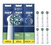 Cabezal de Recambio Braun para cepillo Braun Oral-B Pro Cross Action/ Pack 6 uds
