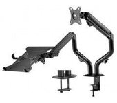 SOPORTE MESA AISENS CONTRAPESO GIRATORIO E INCLINABLE PORTATIL MONITOR 8KG 17-32