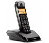 TELÉFONO INALÁMBRICO DECT DIGITAL MOTOROLA S1201 NEG