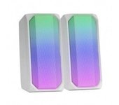 Altavoces con Bluetooth Mars Gaming MSRGBW/ 15W/ 2.0/ Blancos