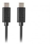 CABLE LANBERG USB C 3.1 GEN 1 MACHO/MACHO 0.5M NEGRO