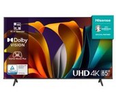 TV HISENSE 85A6N 86" UHD 4K VIDAA SMART TV MODO JUEGO PLUS CONTROL VOZ