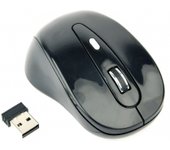 RATON OPTICO INALAMBRICO GEMBIRD DE 6 BOTONES, NEGRO
