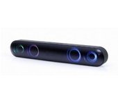 BARRA DE SONIDO GEMBIRDBLUETOOTH CON EFECTO DE LUZ LED NEGRA